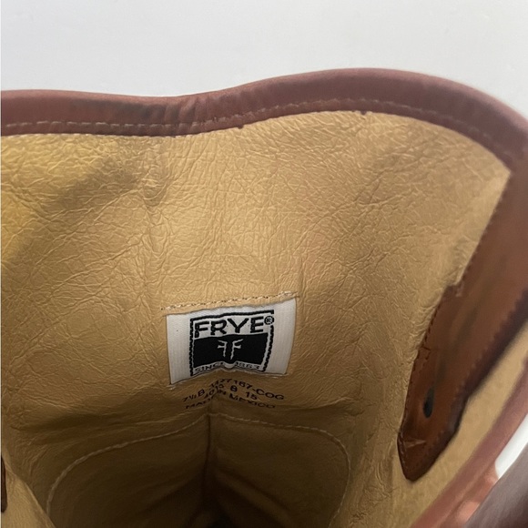 Frye Melissa Button Cognac Size 7.5B - Picture 6 of 9